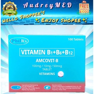 AMCOVIT - B (Vitamin B- Complex) 100 Tablets