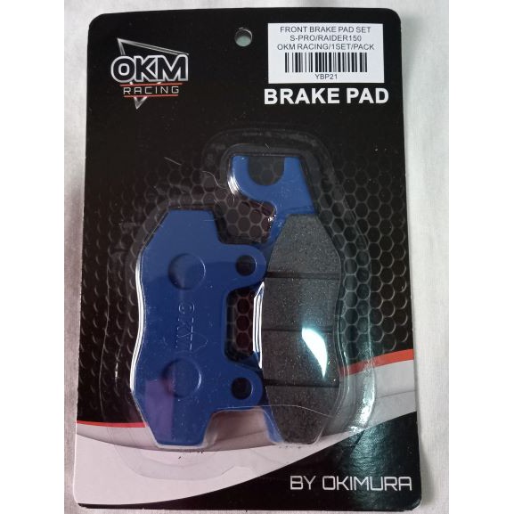 OKM Racing, Front Brake Pad for Raider 150 , j 110, smash Shopee