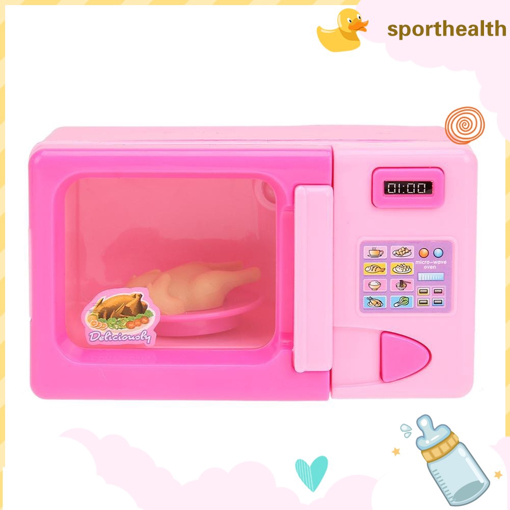 Microwave Oven Mini Simulation Kitchen Toys Play House Toy Baby Girls Pretend Play Toys Home Kids Shopee Philippines