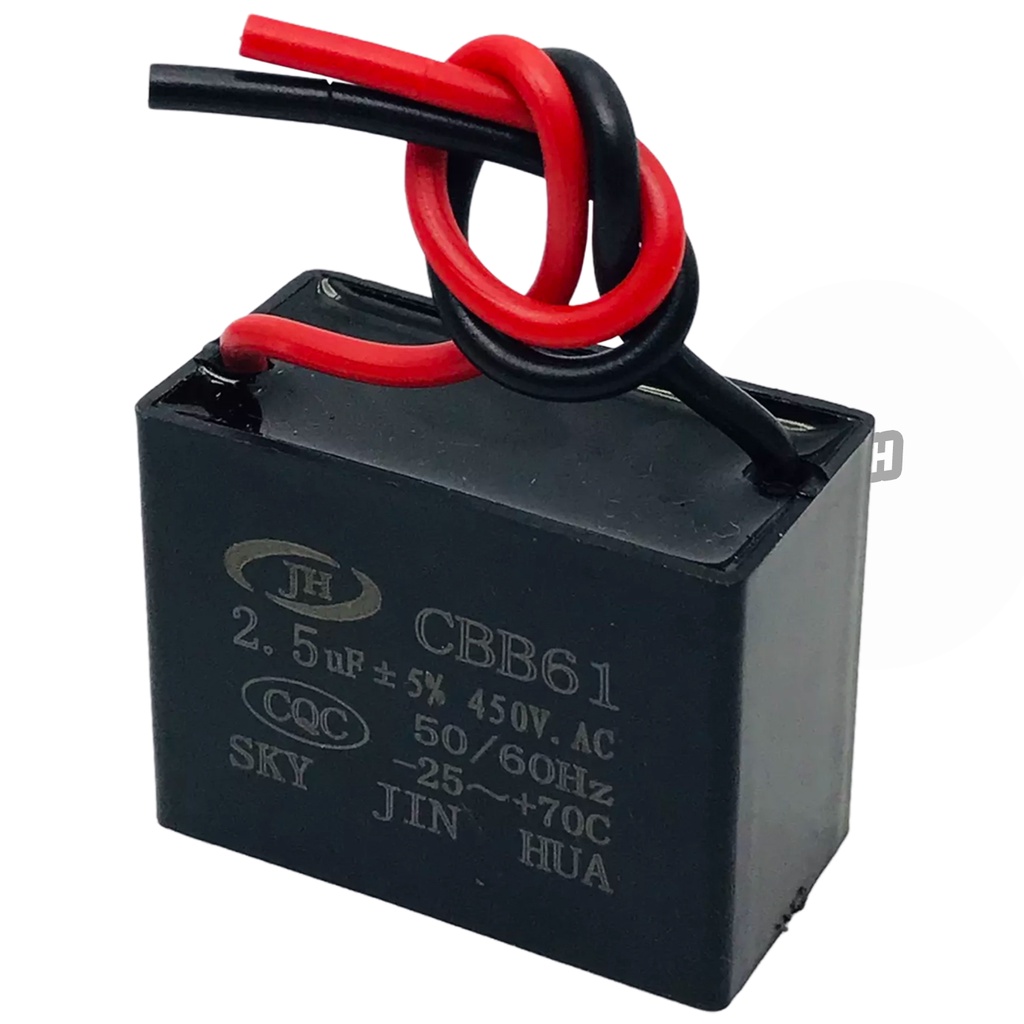 2.5uF/450V Ceiling Fan Motor Running Starting Capacitor Shopee