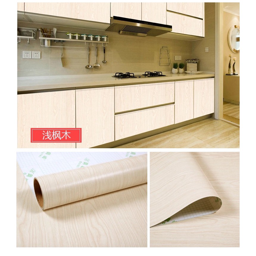 Pvc Wallpaper self adhesive home decor sticker waterfproof 10m*45cm