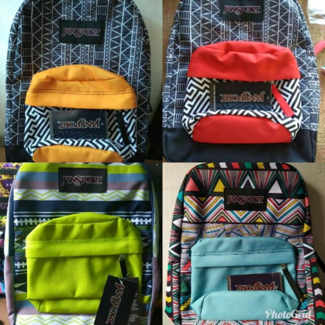 jansport aztec print backpack