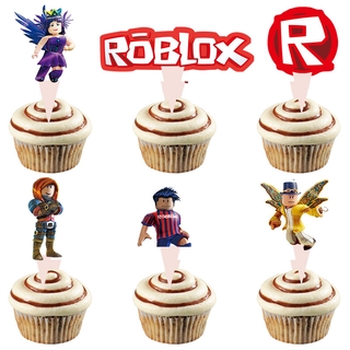 Ready Roblox Theme Game Party Decorations Virtual World Paper Tray Paper Cup Paper Hat Children S Birthday Party Disposable Tableware Shopee Philippines - roblox paper hat texture