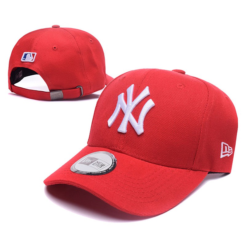 ny red baseball cap
