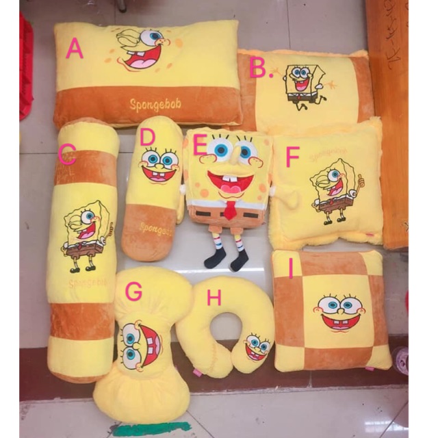 Spongebob Pillow/ cotton Shopee Philippines