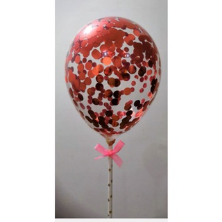 New creative birthday cake decoration balloon transparent Sequin Balloon Party #8