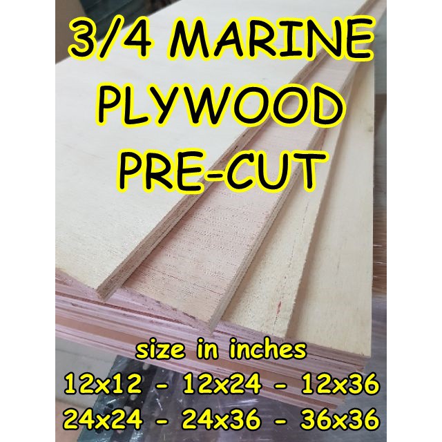 Marine plywood dimensions