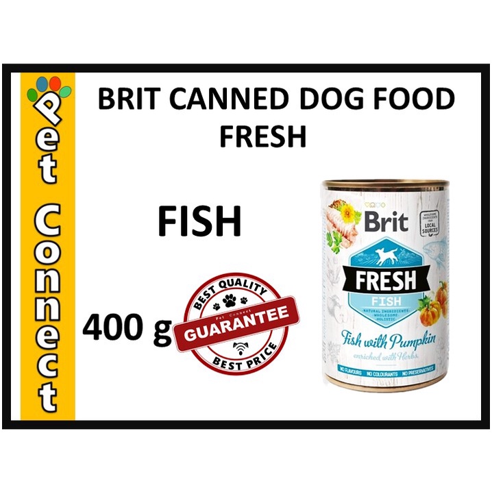 Brit Fresh FISH with Pumpkin Canned Food 400g Can #1