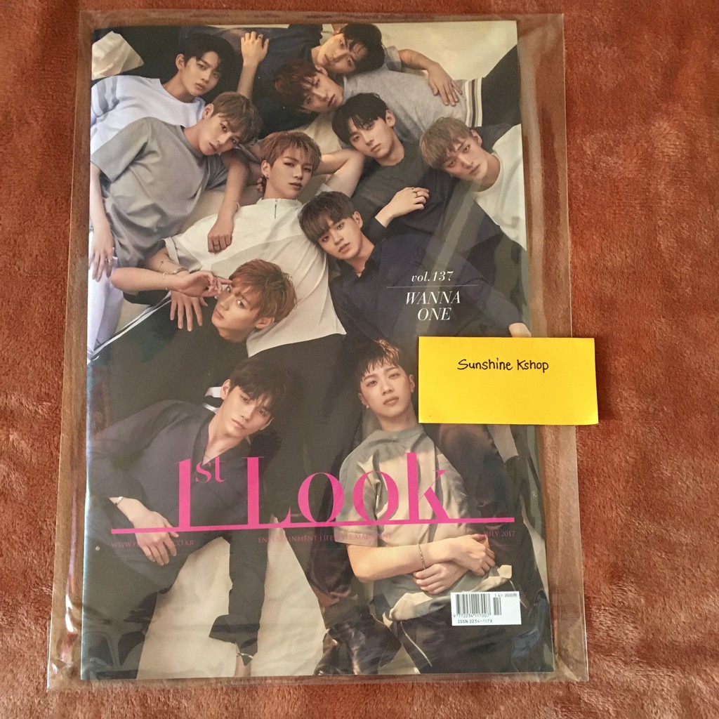 1st Look Magazin Featuring Wanna One Sealed Brand New Shopee Philippines