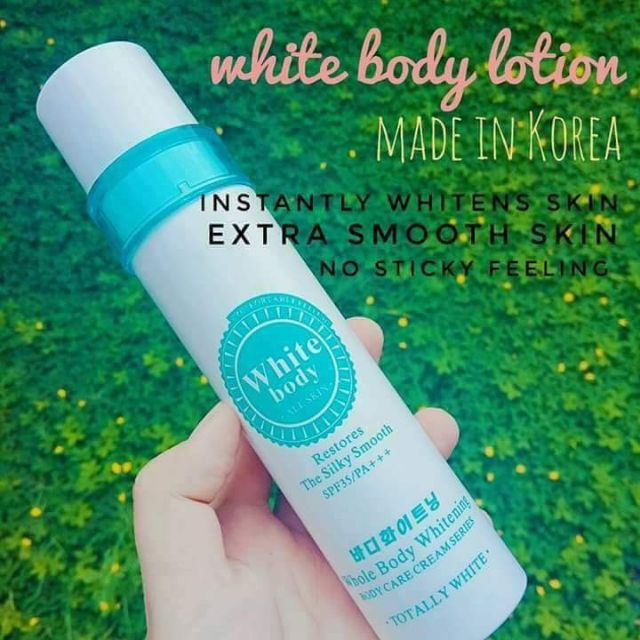 korean white body lotion
