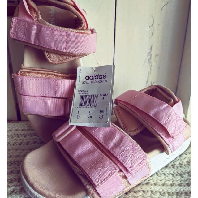 adilette sandals pink