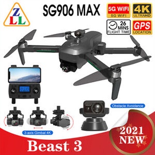 NEW 2021 SG906 PRO MAX GPS Drone Wifi 4K Professional HD Camera 3-Axis Gimbal Obstacle Avoidance
