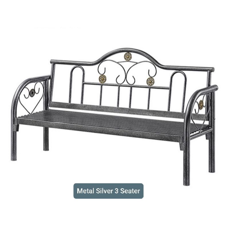Metal Sofa Bench 3 seater Shopee Philippines