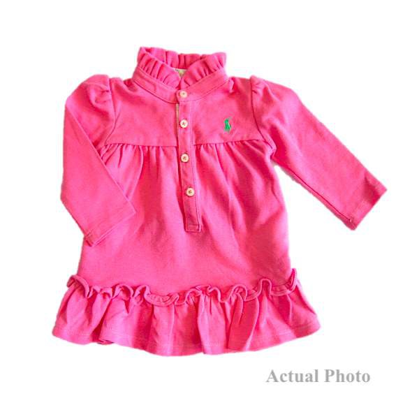 ralph lauren baby girl pink dress