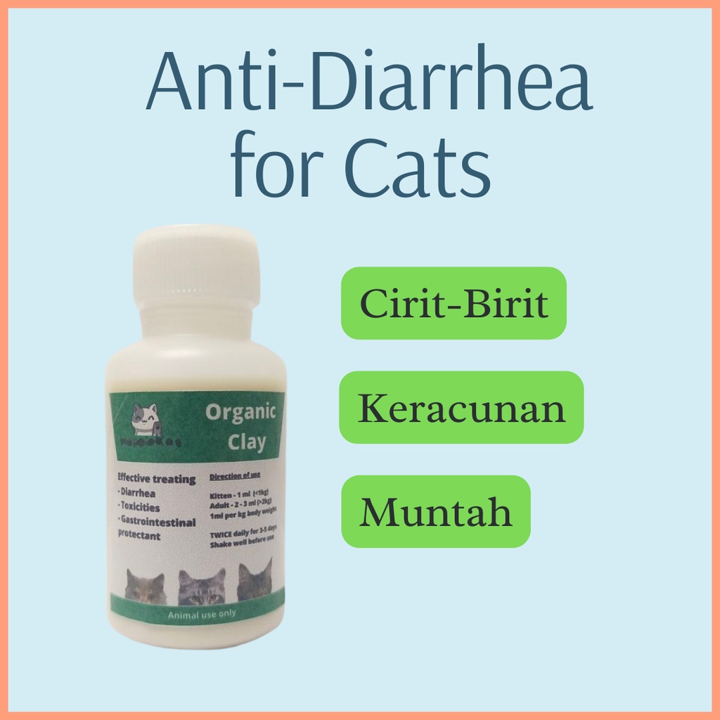 Sgs Medicine Cirit-Birits Vomiting Cat Animal anti diarrhea Organic Clay 30ml #1