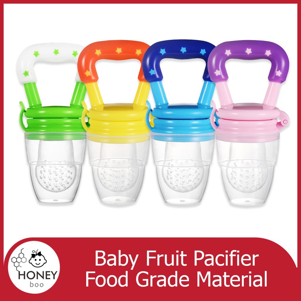 Dot Buah Baby Feeder Food Bite Silicon Fruit Pacifier Puting Feeding Set Buah Teether Dot Buah 20