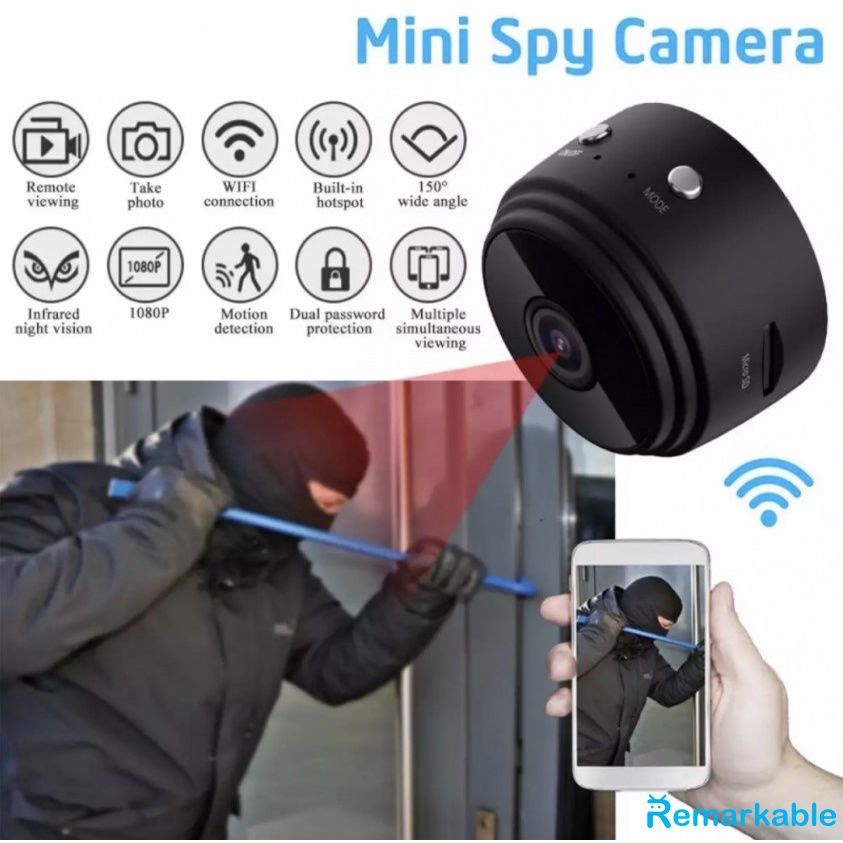 A9 Mini Spy Camera Security Camera CCTV Camera Wifi Connect to ...