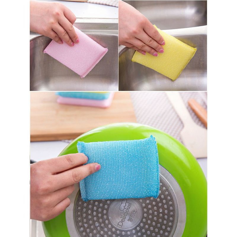 Sponge Washing Dishes Sponge Coir Nets Sponge Kitchen Dishwashing Tools