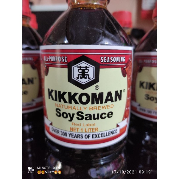 KIKKOMAN SOY SAUCE (Red Label) 1 Litter Shopee Philippines