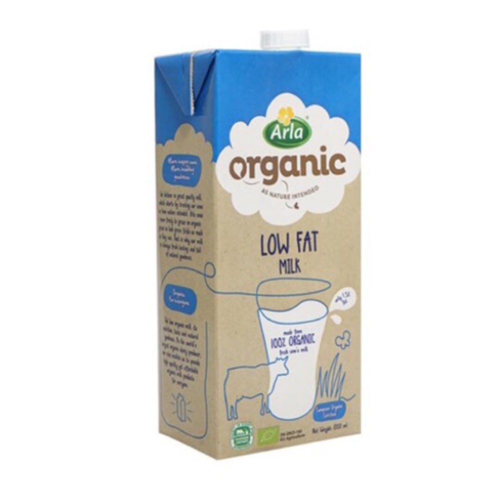 Arla Organic Low Fat Milk 1L (February 21, 2022) | Shopee Philippines