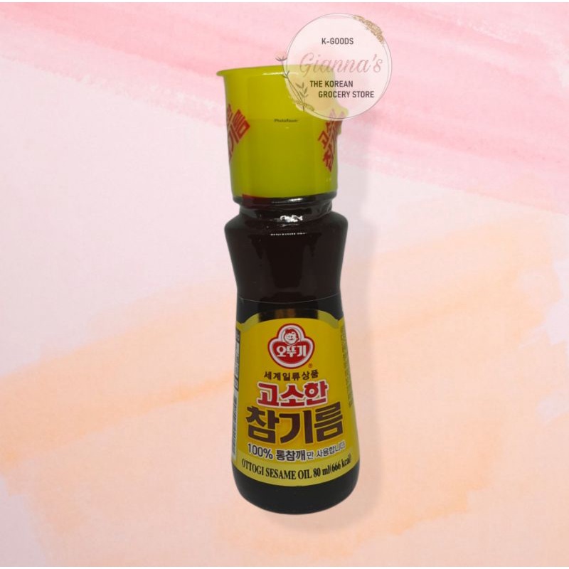 Ottogi Oil Sesame Oil 80ml Korea / Korean Shopee Philippines
