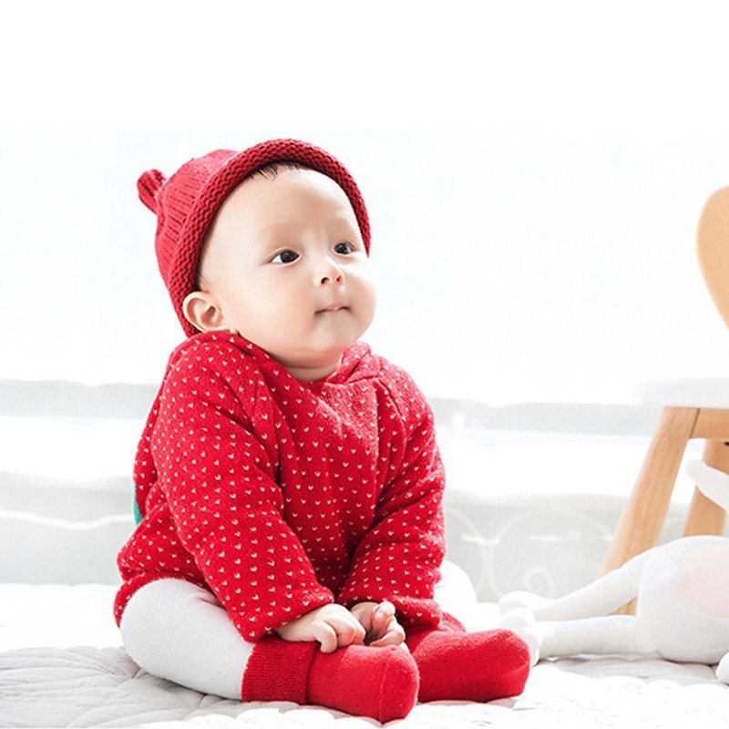 baby boy red socks