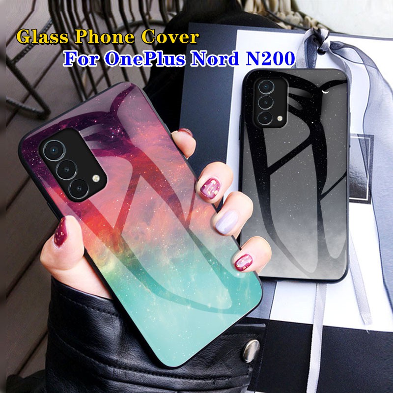 Glossy Cover For Oneplus Nord Ce 5g Phone Case Starry Sky Glass Phone Cover For One Plus Nordce 5g Tpu Bumper Cases Shopee Philippines