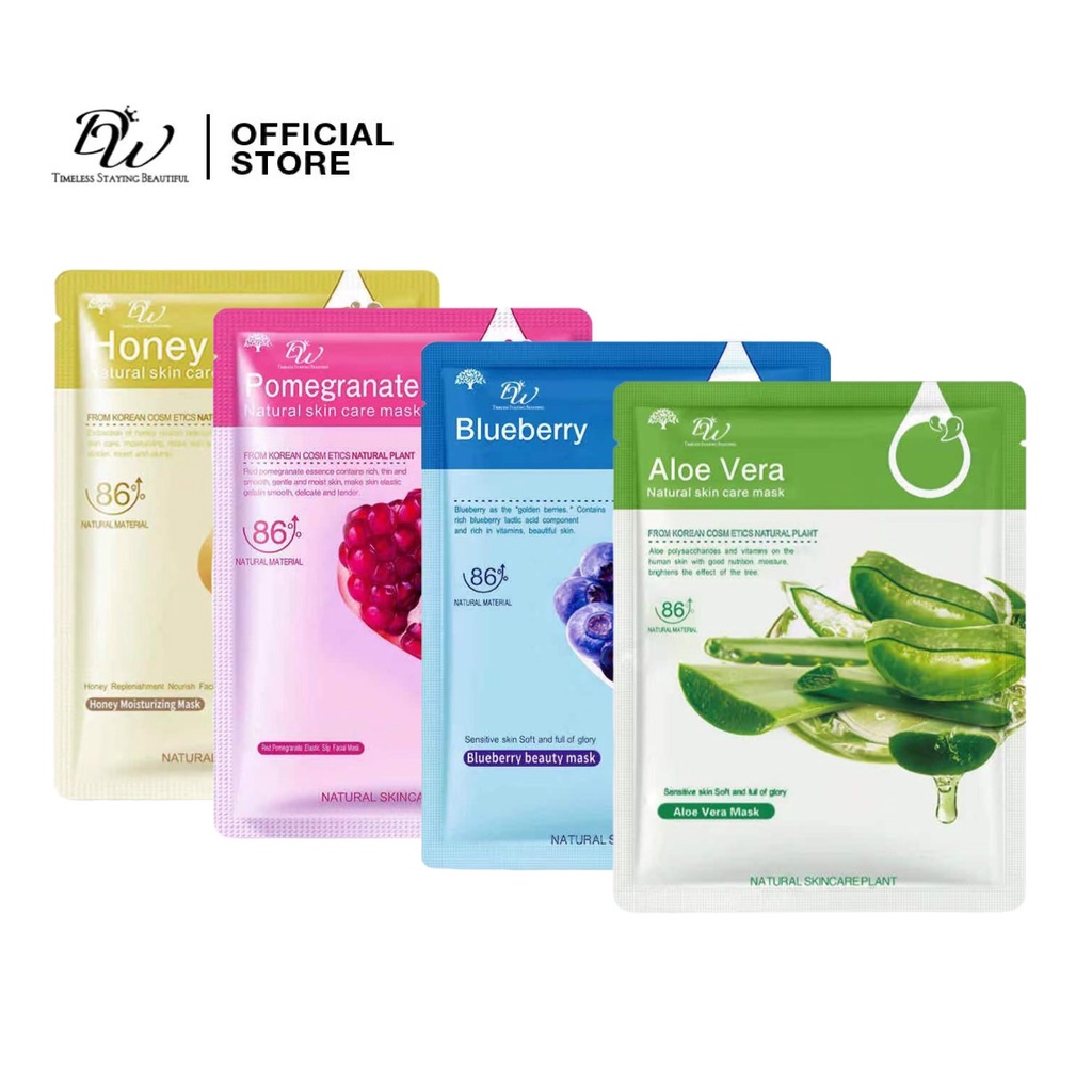 DW Fruit Facial Mask Whitening Face Mask | Shopee Philippines