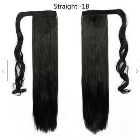 Real Thick Clip In As Human Hair Extensions Pony Tail Wrap On Ponytail Long Shopee Philippines - hair braid extension candy roblox