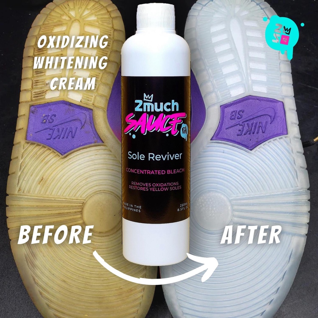 SOLE SAUCE / SOLE REVIVE / SOLE RESTORE Premium Whitening Shoe Mid Sole