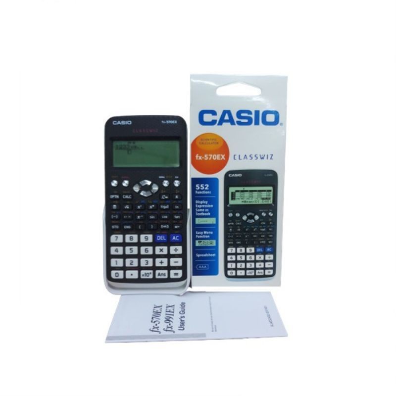 CASIO SCIENTIFIC CALCULATOR FX-570EX CLASSWIZ FOR SCHOOL & OFFICE ...