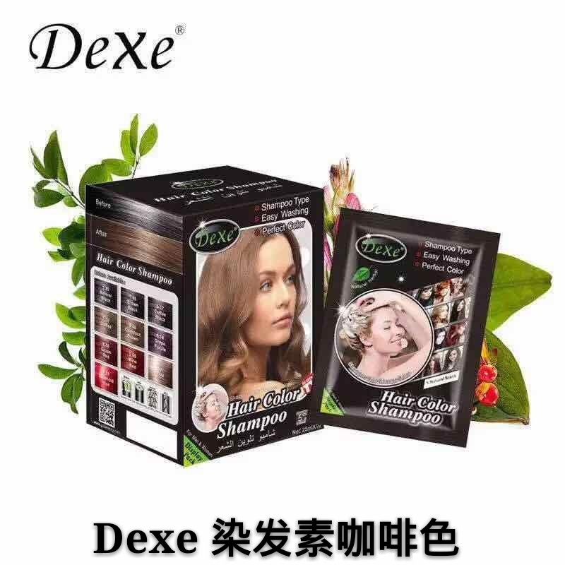 Cod Dexe Hair Color Shampoo Wine Red 25mlx10 Shopee Philippines