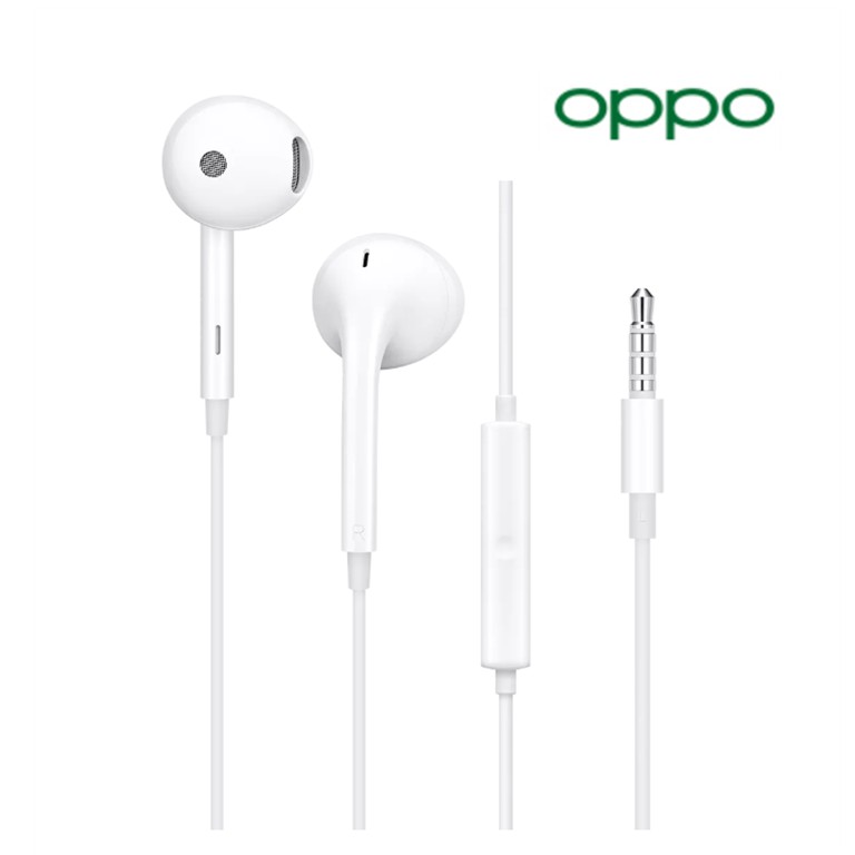 Original OPPO Earphone MH135 Headsets Builtin Microphone 3.5mm Plug