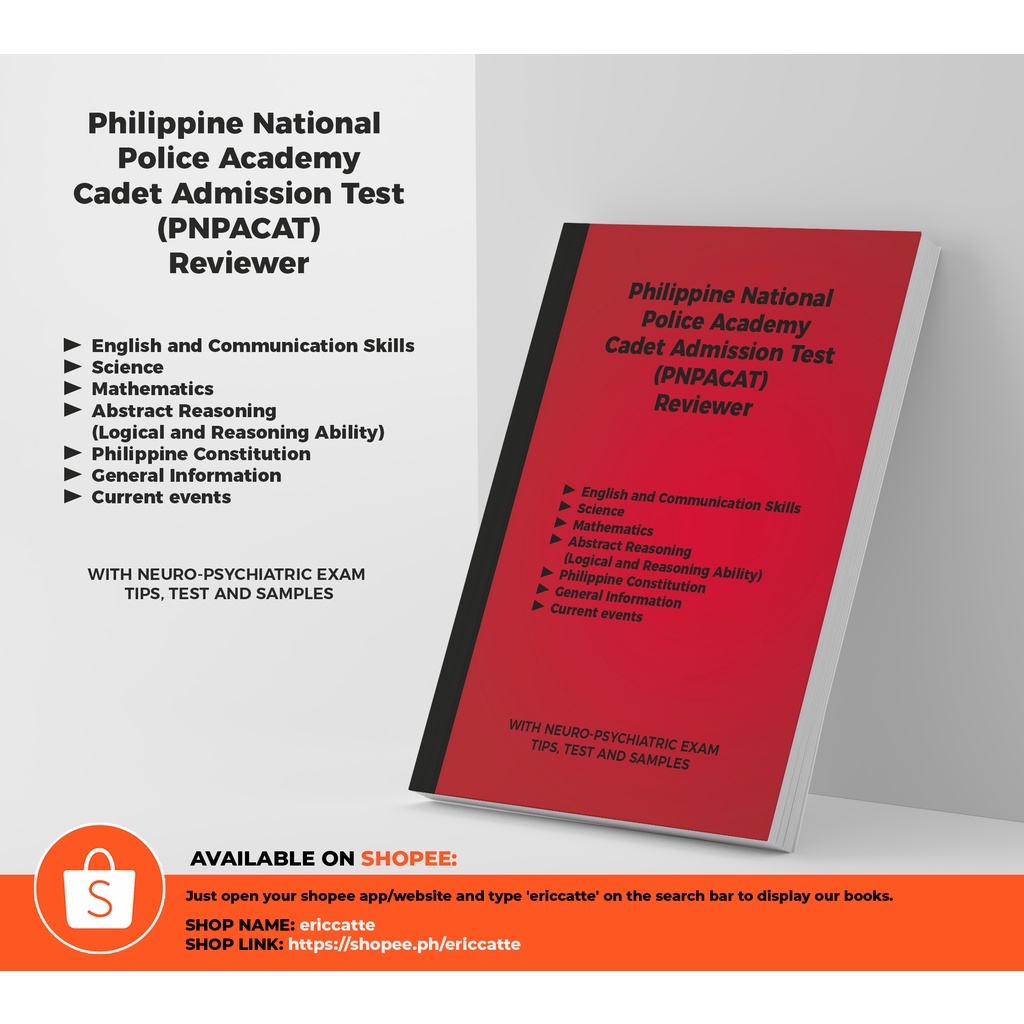 PNPA Cadet Admission Test PNPACAT Reviewer With Neuro Psychiatric   Af2f20d3b06ef954dc682cf65433f872