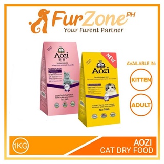 AOZI NATURAL ORGANIC CAT DRY FOOD ALL LIFE STAGES KITTEN ADULT 1KG