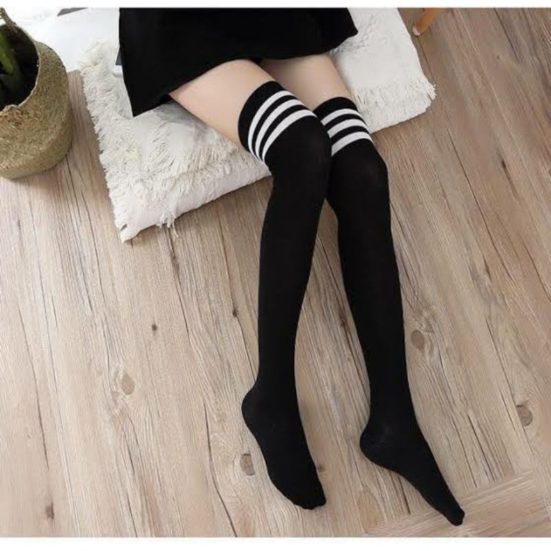 Sexy Warm Knit Thigh High Over The Knee Socks Long Cotton Stockings For