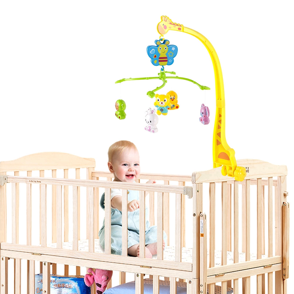 musical cot mobile with lights