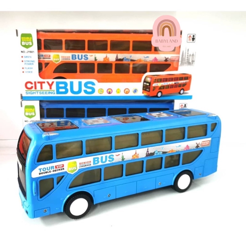 Bump And Go City Bus School Bus Fire Control Mainan Budak Kids Toy City ...