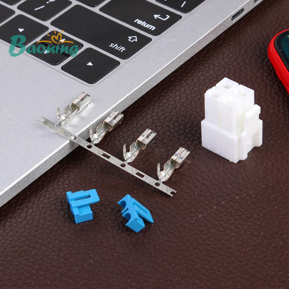 4-pin power connector plug for icom ic-7000 ic-7100 ic-7400 ic-7600 ...