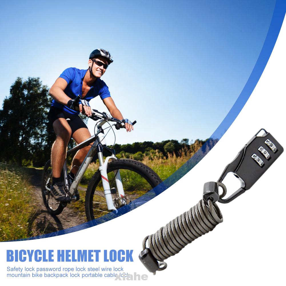 helmet lock in bike