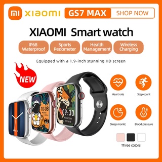 Xiaomi watch GS7 max Smart watch Original Waterproof Watch for Woman Men Bluetooth smartWatch COD