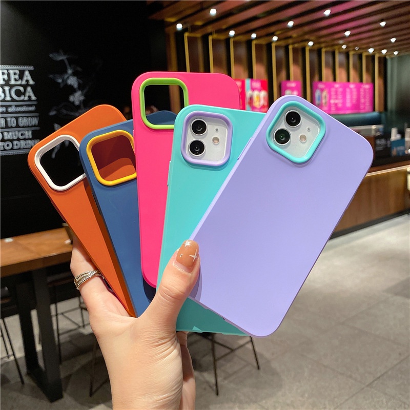 Candy Color Soft Liquid Silicone Phone Case Xiaomi Redmi 9A 9C Note 10