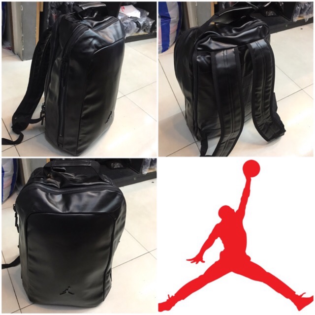jordan leather backpack