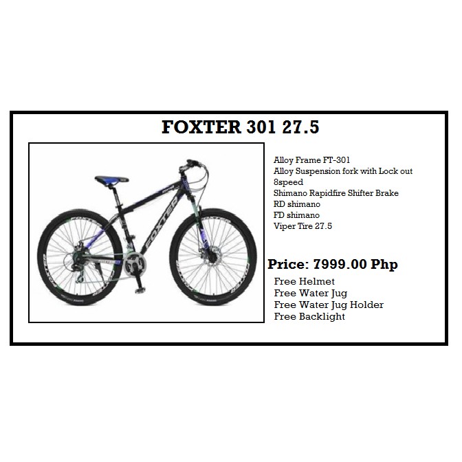 foxter ft 301 27.5 price