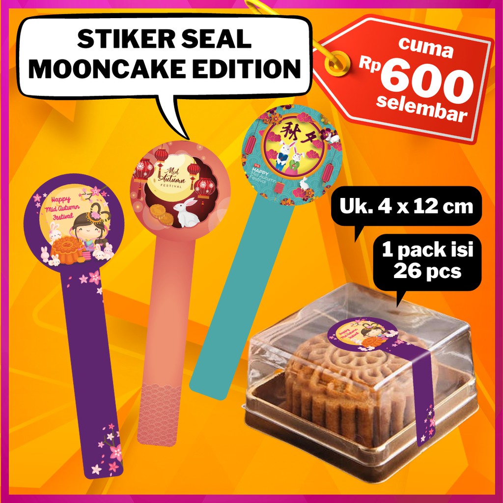 (SEALMOONCAKE) Box / Container Stickers For MOONCAKES (seal Stickers) Shopee Philippines