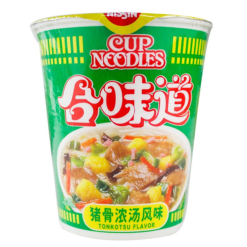 Nissin cup noodles Tonkotsu flavor instant noodles 86g Shopee Philippines