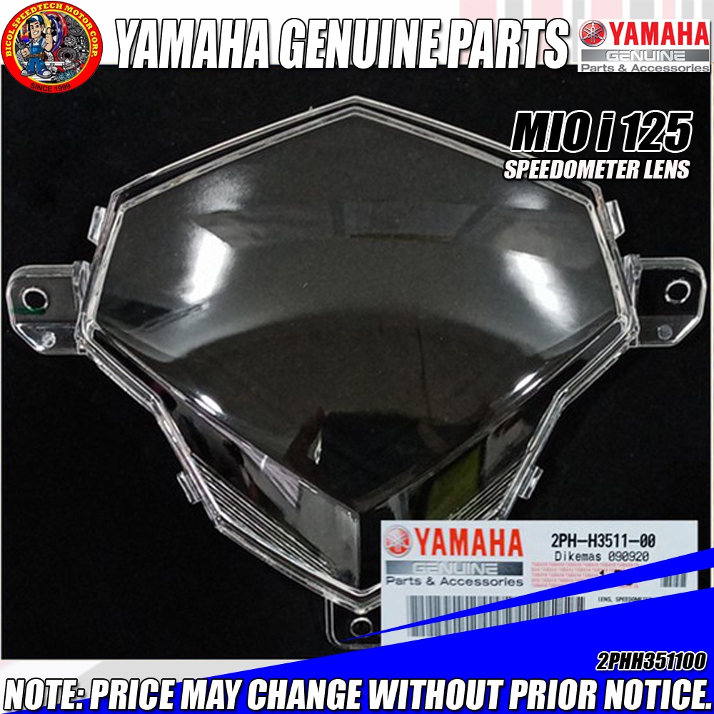 MIO I 125 SPEEDOMETER LENS (GENUINE 2PHH35110000) Shopee Philippines