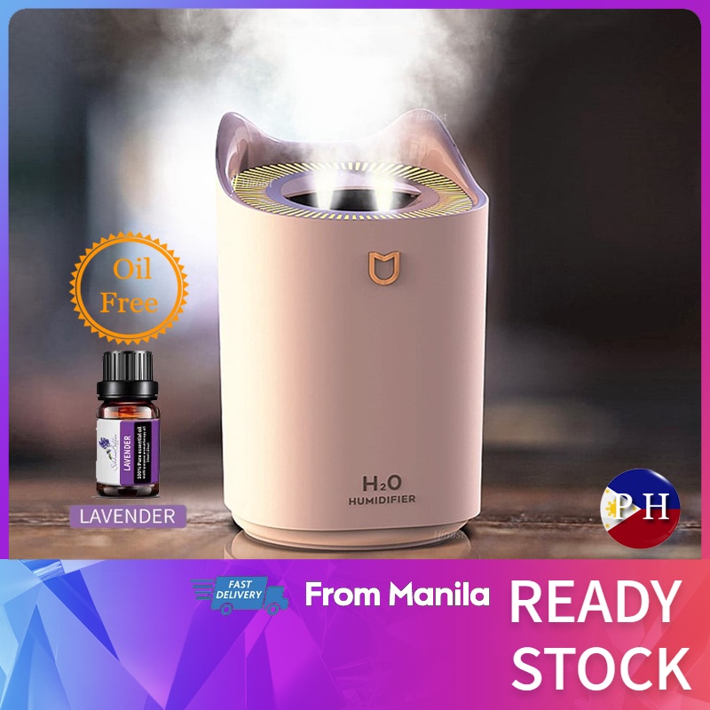Air humidifier with essential oil air purifier oil diffuser 3L arge