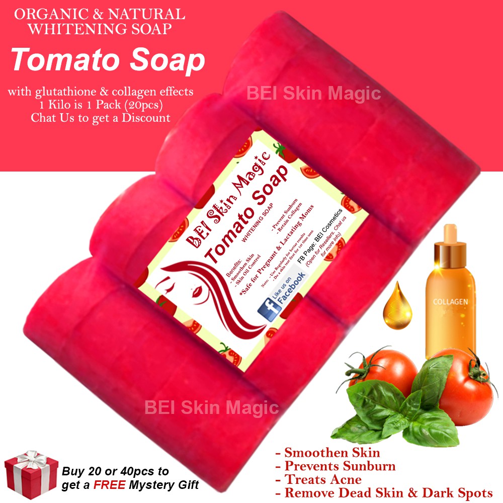 [ORIGINAL] Tomato Soap with Glutathione & Collagen effect Tomato