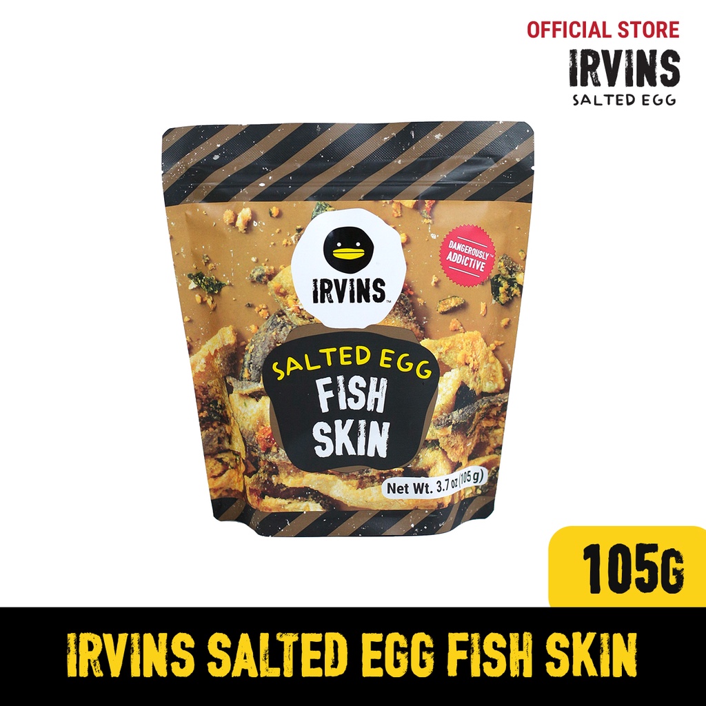 IRVINS Salted Egg Fish Skin 105g (Small) | Shopee Philippines